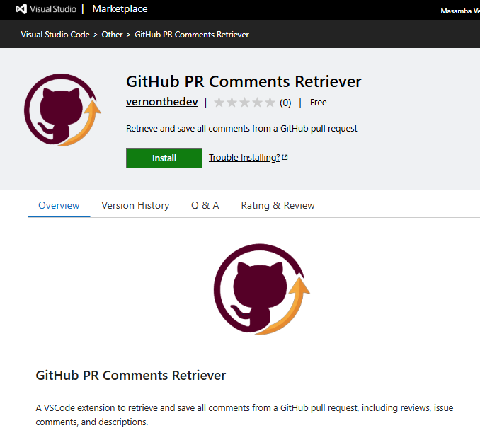 GitHub PR Comments Retriever