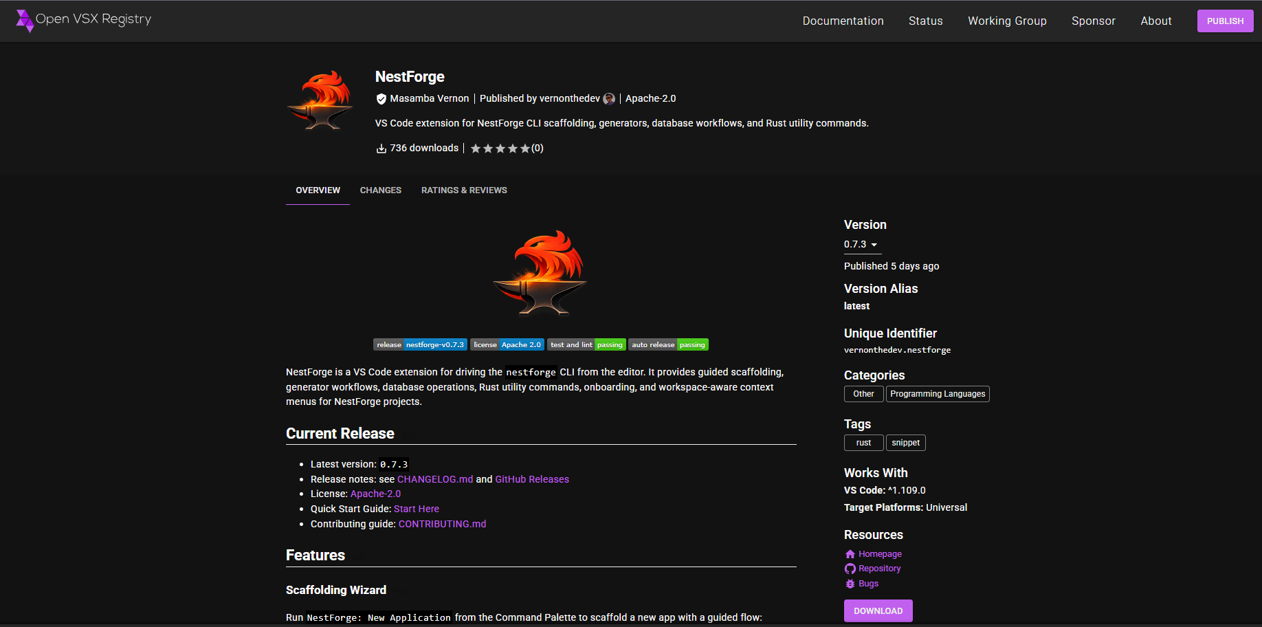 Interface screenshot