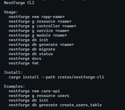 Interface screenshot